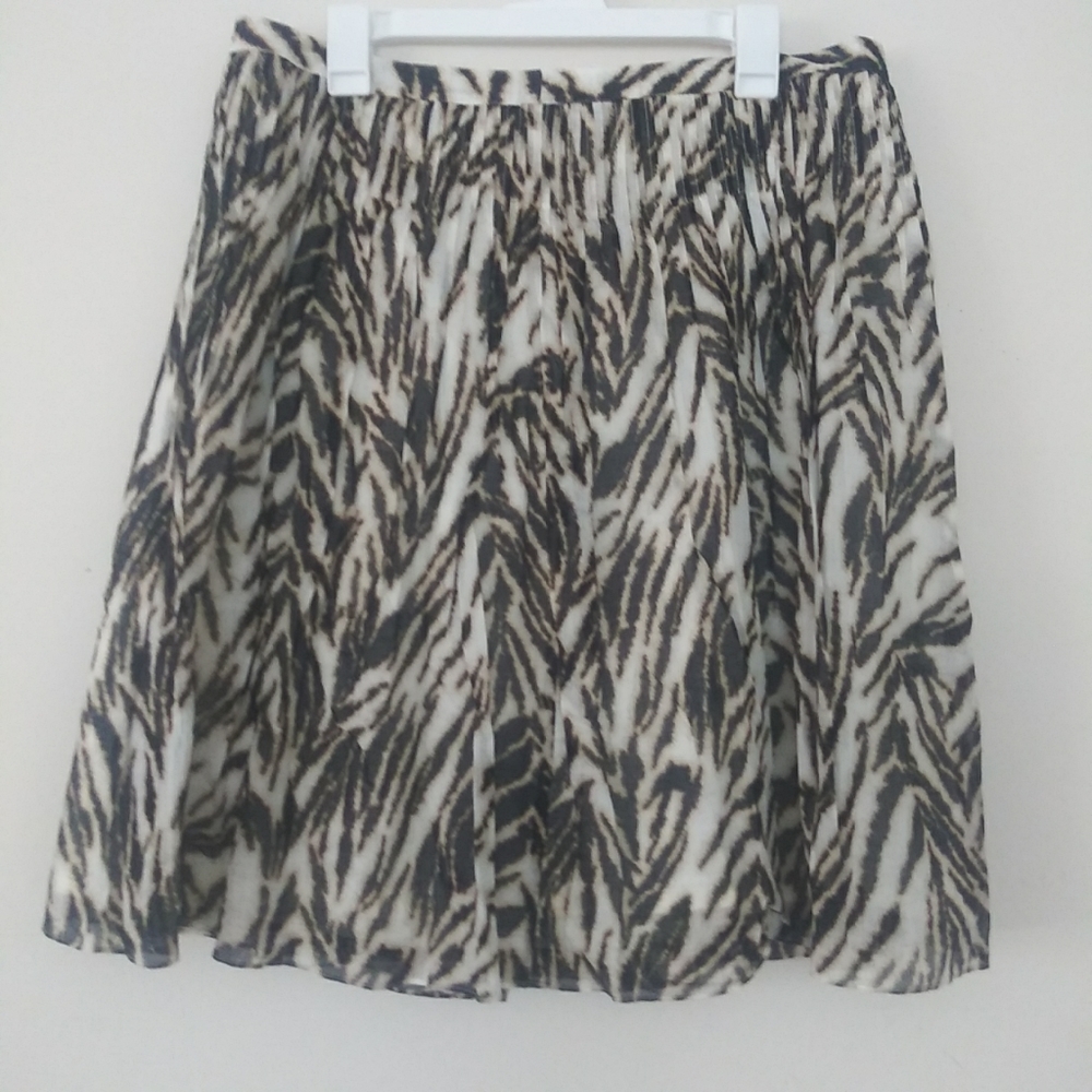 Animal print Talbots mini skirt